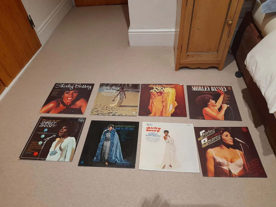 Collection 8 Shirley Bassey vinyl LPs Records This Is My Life And We Were Lovers - Image 1 of 1