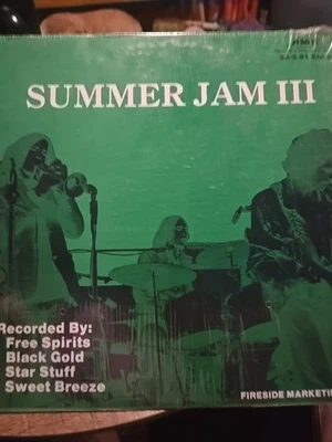 SUMMER JAM III Various 1981 Vinyl LP Record AMR SJ-3-81 Free Spirits Black Gold - Image 1 of 4