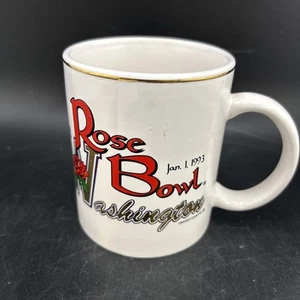 Vintage 1993 Jan 1st. Rose Bowl Coffee Mug Washington - Picture 1 of 10