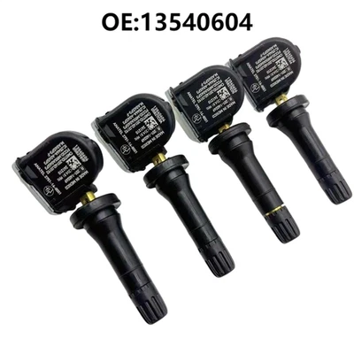 4X Sensor de monitoreo de presión de neumáticos genuino OEM TPMS para Chevy modelo 13540604 Foto 1 de 4