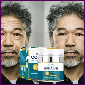 8% HA Kollagen Faltenentferner Gesichtscreme Anti-Aging Verblassen Feine Linien Straffend... - Bild 1 von 27