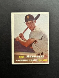 1957 Topps #24 Bill Mazeroski RC Sehr guter Zustand - Bild 1 von 2