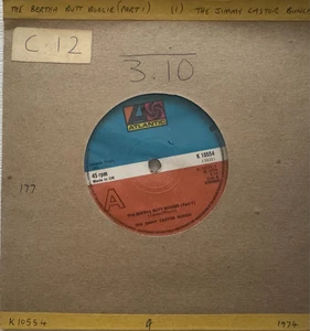 JIMMY CASTOR BUNCH - BERTHA BUTT BOOGIE Pt 1 b-w Pt 2 - 7" SINGLE VGC 1974 - Picture 1 of 1