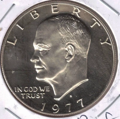 1977-S San Francisco Eisenhower Dollar PROOF Clad IKE US Mint Coin! - Image 1 of 2