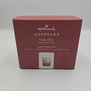 Hallmark 2018 LE Precious Moments Disney Tinker Bell adorno de Navidad - Imagen 1 de 4