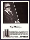 1976 George Shearing photo Shure Microphone print ad