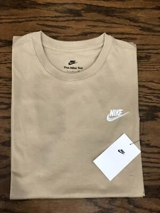 *NEW* Men NIKE ESSENTIAL SPORTSWEAR CLUB TEE KHAKI (AR4997 248), Sz SM - 3XL 👍 - Picture 1 of 3