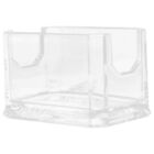 Acrylic Tea Bag & Candy Storage Box With Stand For Office