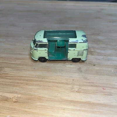 USED Lesney Matchbox No 34b Volkswagen Caravanette Needs Restoration #110 - Image 1 of 4