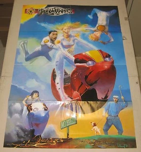 1998 TROUBLEMAKERS Dealer Promo Poster 20" x 30" Acclaim Comics - Picture 1 of 1