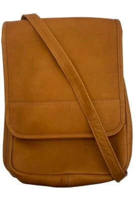Le Donne Leather Convertible Backpack/Shoulder Bag Tan - Image 1 of 2
