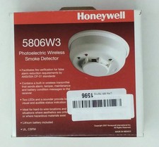 HONEYWELL SECURITY 5806W3 WIRELESS PHOTOELECTRIC SMOKE DETECTOR ALARM