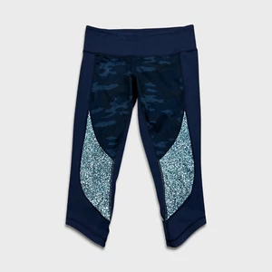 Leggings Lululemon Wunder Under Crop Full-On Luon para mujer talla 8 azules tiro medio - Imagen 1 de 8