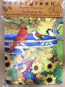 Indigo Birdbath - Bandera de jardín, nueva - Imagen 1 de 3