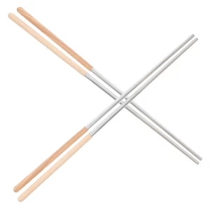2 Pairs Daily Use Chinese Cooking Chopsticks Daily Restaurant Home Kitchen - Picture 1 of 12