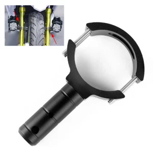 Motorrad Scheinwerferhalter 28mm-60mm Halterung Motorrad Schwarz Universal Gabel - Bild 1 von 9