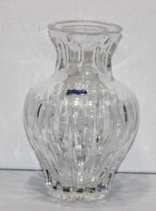 WATERFORD MARQUIS CRYSTAL SHERIDAN VASE 8"~ Poland Beautiful Sparkly - Picture 1 of 6