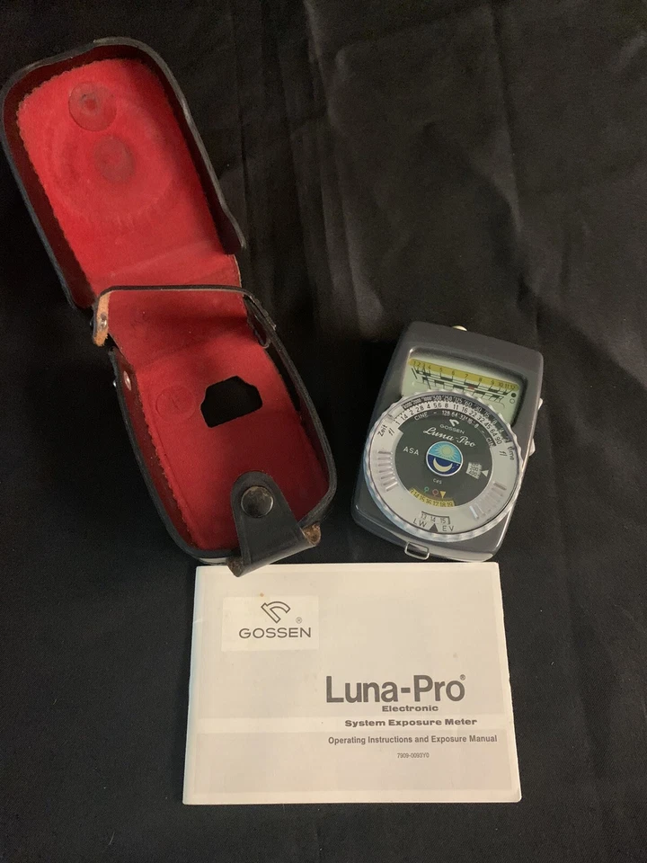 Gossen TELE 7909-0095Y0 con estuche accesorio de ángulo variable para Luna-Pro EXCELENTE Foto 1 de 4