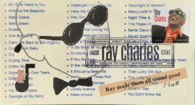 Anon E. Mouse 4807 Ray Charles Atlanta Georgia Ray Made Them All Sound Good - Image 1 of 2