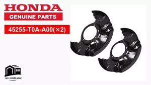 Honda OEM 45255-T0A-A00(×2) FR. BRAKE SPLASH GUARD R&L SET - Picture 1 of 5