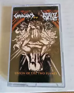 Ataul / Gravewurm Union of the Two Flames cassette black death metal - Picture 1 of 3