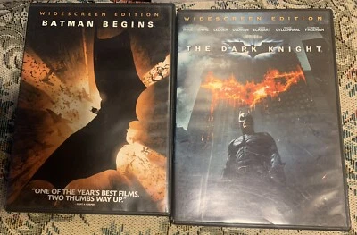 Batman Begins and The Dark Knight Widescreen Edition DVD Duo - Image 1 of 3