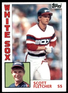 Scott Fletcher 1984 Topps béisbol #364 - Imagen 1 de 2