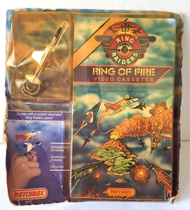 Matchbox Sealed 1988 Ring Raiders Ring of Fire VHS w/Ring and Plane #8170 - Picture 1 of 13