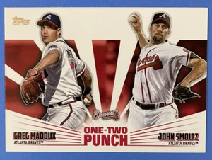 2023 Topps #12P-20 Greg Maddux & John Smoltz One-Two Punch - Bild 1 von 2