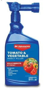 BioAdvanced Tomato & Vegatable insect killer-32oz-kills insects by contact-NEW - Picture 1 of 11
