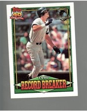 1991 TOPPS DESERT SHIELD KEVIN MAAS RECORD BREAKER