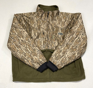 Drake Waterfowl Systems Jacket Mens 3XL Camo Removeable Sleeves Zip Pockets