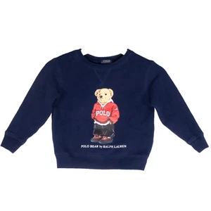 Polo Ralph Lauren Polo Oso Cuello Redondo Pullover Niños Talla 4 Suéter - Imagen 1 de 15