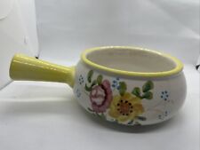 Pretty Hand Painted Ceramic Soup Bowl Planter Made In Portugal For FTD