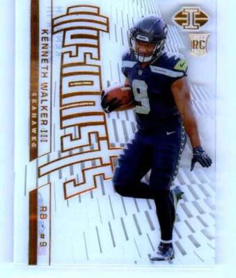 2022 Panini Illusions Illusionists #14 Kenneth Walker III RC Rookie Seattle Seah - Image 1 of 2