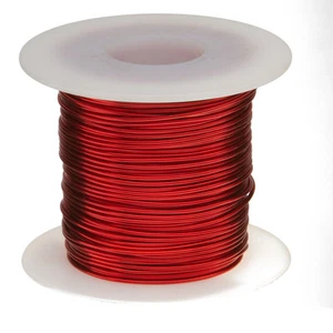 20 AWG Gauge Enameled Copper Magnet Wire 1.0 lbs 319' Length 0.0331" 155C Red - Picture 1 of 1