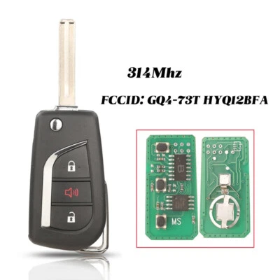 NEW 3 Buttons Remote Car Key Control For Toyota Vios Hilux RAV4 Yaris 2017-2021 - Imagem 1 de 4