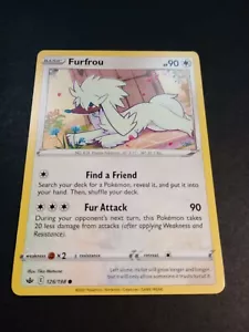 Pokemon Chilling Reign Furfrou Common Card 126/198 NM - Picture 1 of 1