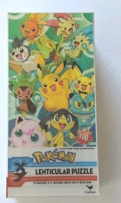 Puzzle Pokemon Lenticular 100 Piezas 12" x 9" Cardenal Nuevo Precintado Envíos 🆓 Foto 1 de 4