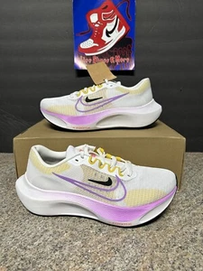 Size 11 Nike Zoom Fly 5 Women’s Running Shoes White Rush Fuchia DM8974-100 - Picture 1 of 6