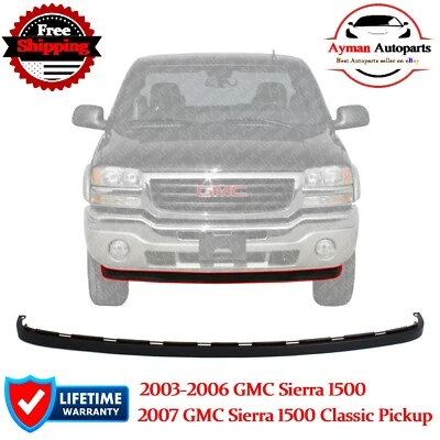 New Valance For 2003-2006 GMC Sierra 1500 2007 Classic Front Lower Air Deflector Foto 1 de 4