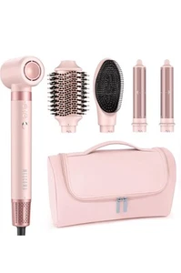 Spazzola asciugacapelli styler ad aria calda Air Styler Wrap, professionale, senza crespo, - Foto 1 di 5