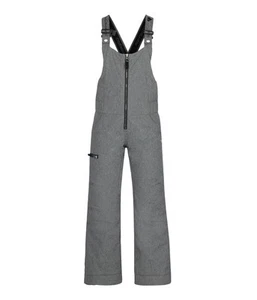 Kids Girls Anya Bib Pants (Little Kids/Big Kids) Knight Black 1 Medium - Picture 1 of 3