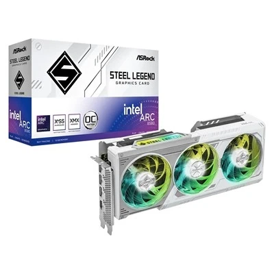 Asrock Intel Arc B580 Steel Legend 12Gb Oc Graphics Card 12Gb Gddr6 2800 Mhz Bas - Image 1 of 1