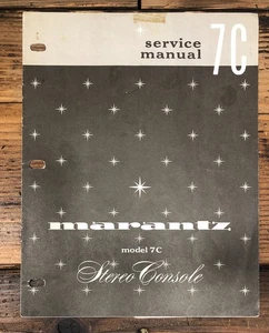 Marantz Model 7C Preamp / Preamplifier Service Manual *Original* - Picture 1 of 1