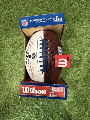 Nuevo Wilson Super Bowl LIII 53 Mini Football Patriots Rams 2019 Atlanta Foto 1 de 4