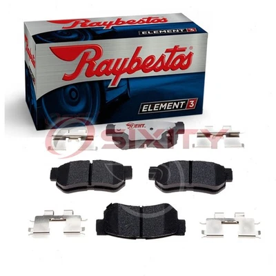 Juego de pastillas de freno de disco trasero Raybestos Element3 para Hyundai Azera VV 2006-2009 Foto 1 de 4
