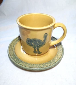 Vintage Pfaltzgraff American Folk Art Museum 10 Unzen Kaffeetasse Truthahn Becher & Untertasse - Bild 1 von 7