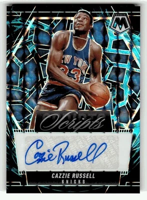 2024-25 Panini Mosaic #MS-CZI Cazzie Russell Scripts Genesis - Image 1 of 2