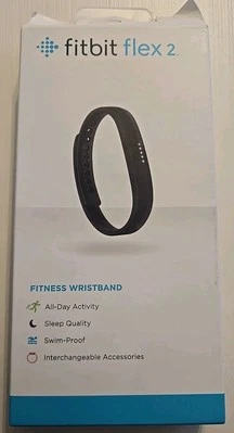 Fitbit Flex 2 Aktivitätstracker - Schwarz (FB403BK) OPEN BOX BRANDNEU - Bild 1 von 3